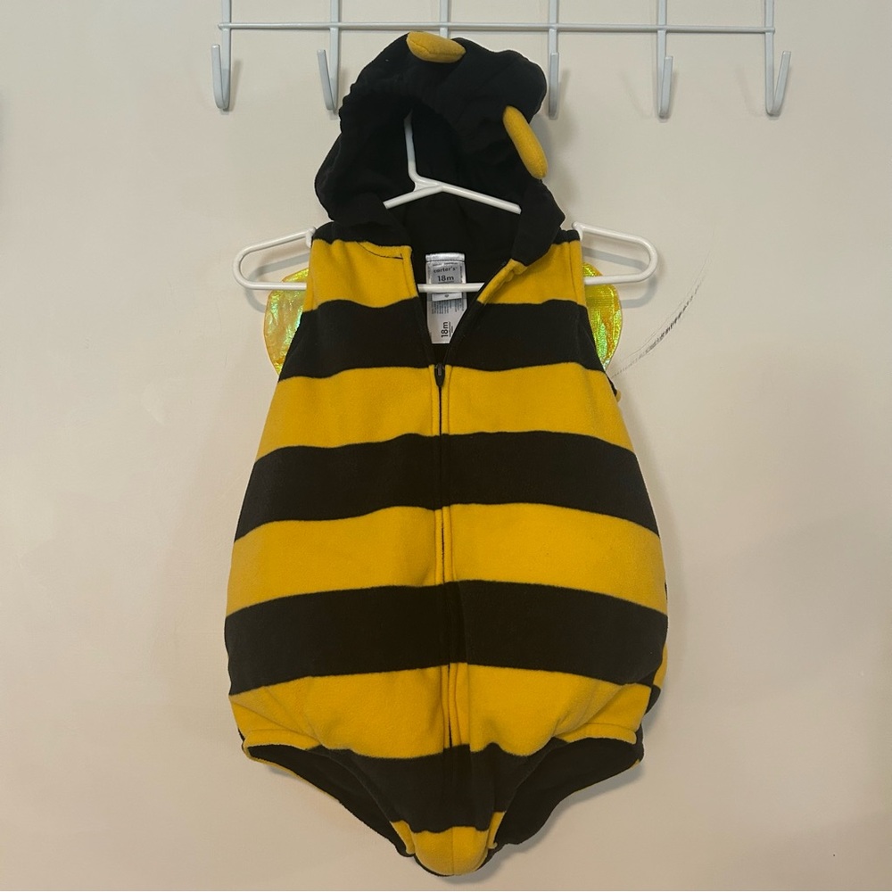 Yellow and Black Striped Bee Costume